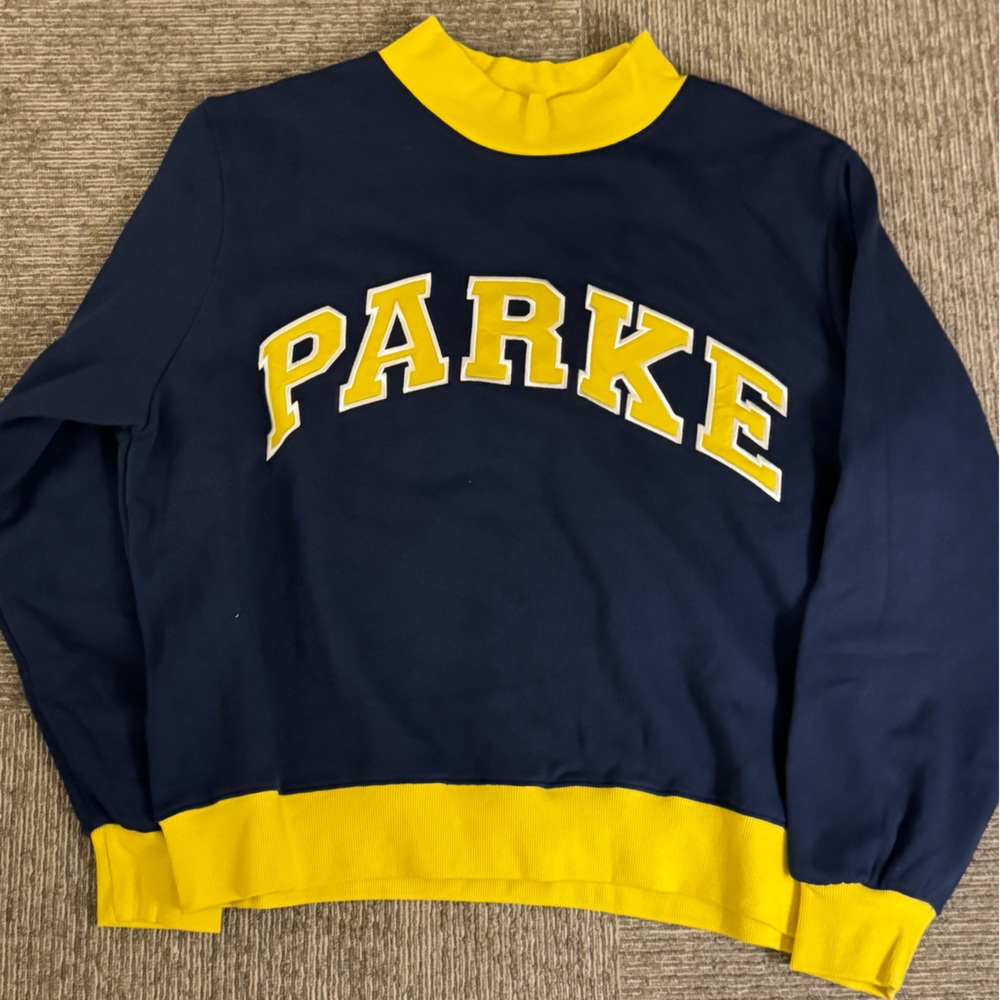 Parker Kids Bold Navy and Yellow Hoodie